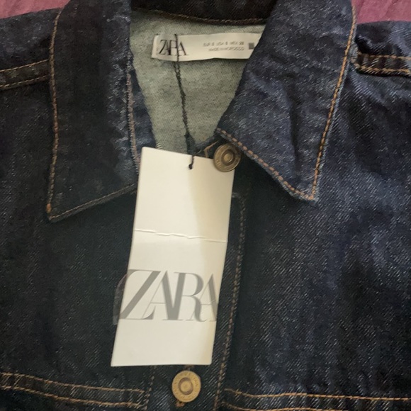 New Zara blue denim overshirt - Picture 10 of 10